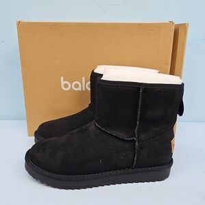 Balabala Velvet Warm Cotton Kids Short Boots Unisex EU 37 Black
